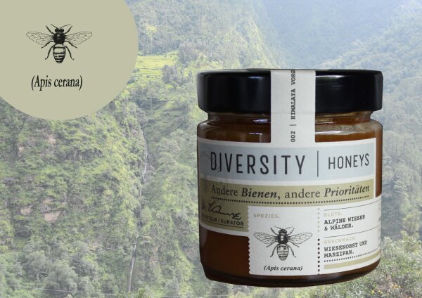 Honig von der asiatischen Honigbiene aus dem Himalaya Vorgebirge in Indien, cremig, 250 g