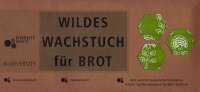 Wildes Wachs Tuch für Brot "Pflanze" grn, 60 x 46 cm
