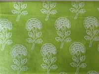 Wildes Wachs Tuch für Brot "Pflanze" grün, 60 x 46 cm