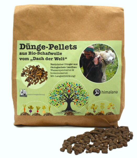 Dünge-Pellets aus Bio-Schafwolle, 1,5 kg